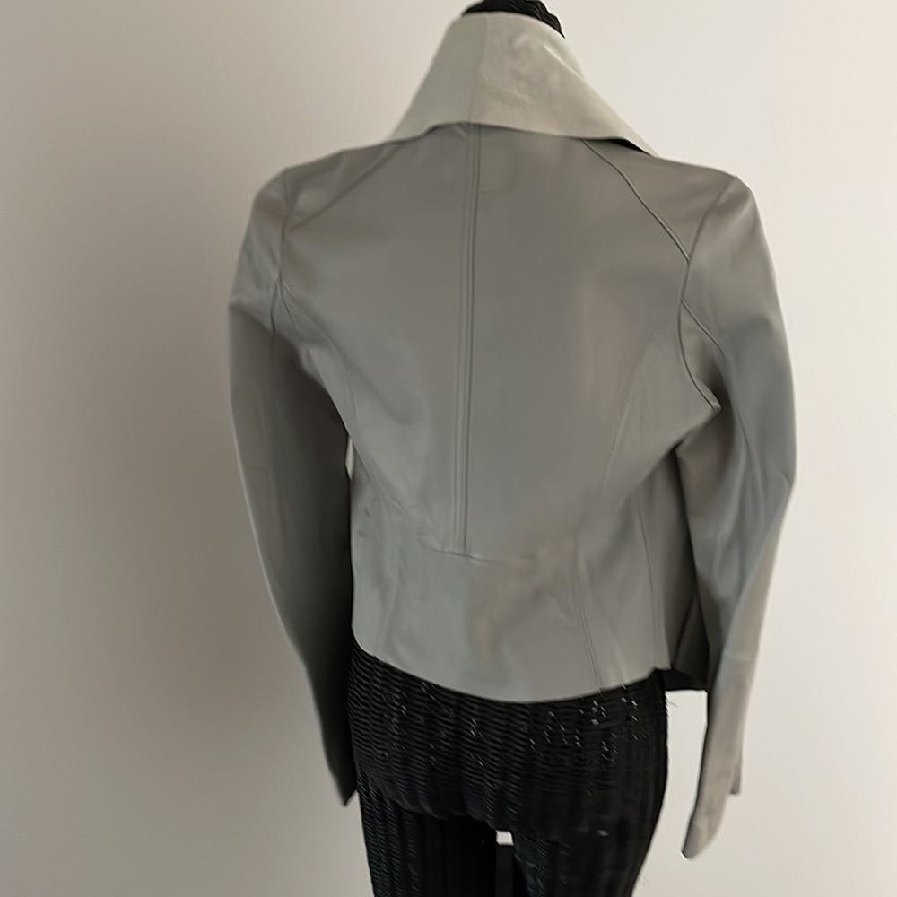 Gray Leather Jacket - image 3
